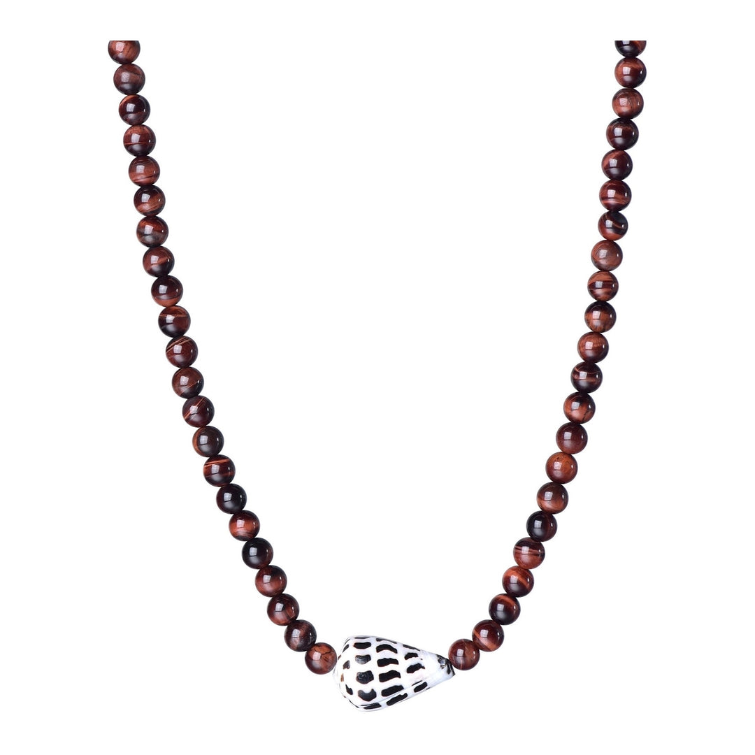MALAKAI THE LABEL COCO BEADED NECKLACE, GOLD