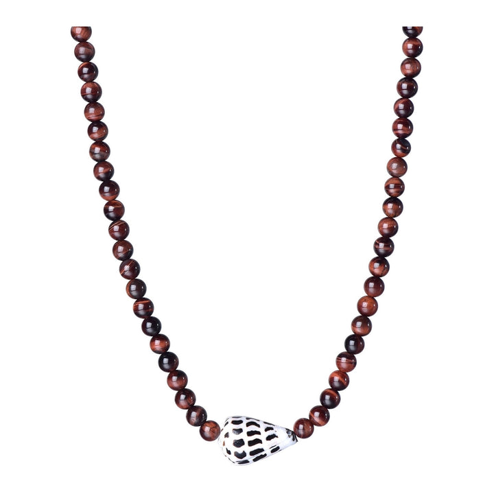 MALAKAI THE LABEL COCO BEADED NECKLACE, GOLD