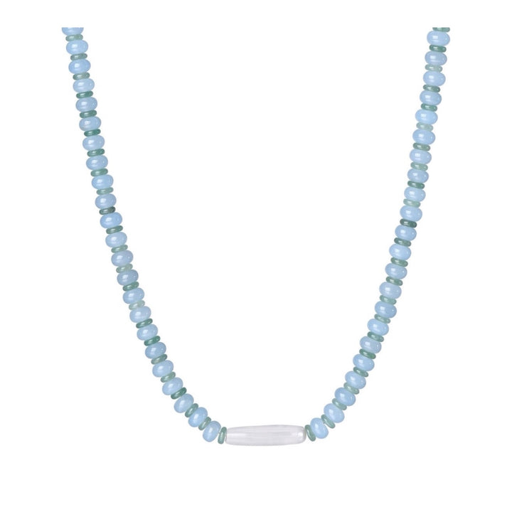 MALAKAI THE LABEL MIMI BEADED NECKLACE, GOLD