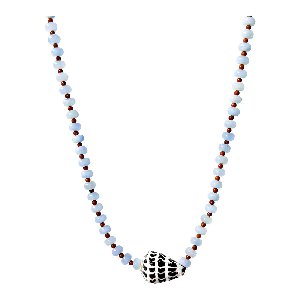 MALAKAI THE LABEL ZULU BEADED NECKLACE, GOLD