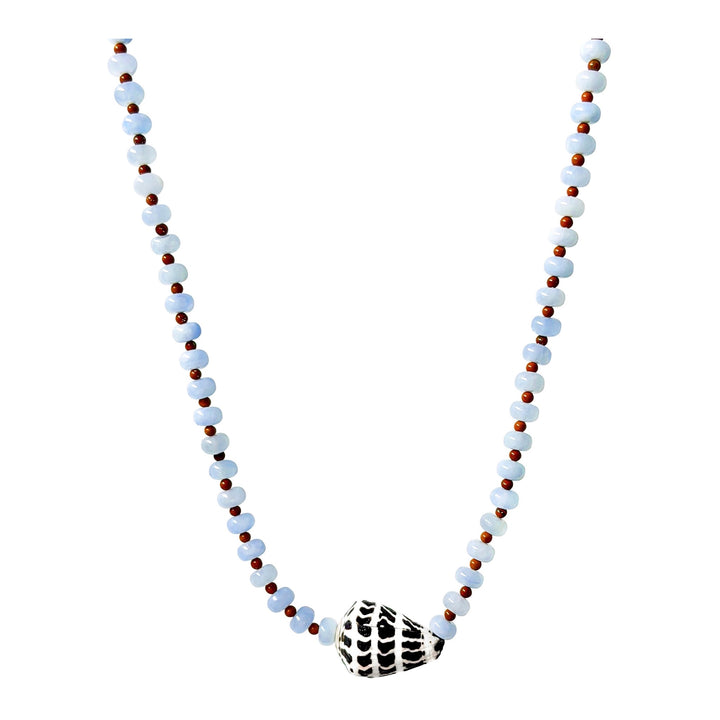 MALAKAI THE LABEL ZULU BEADED NECKLACE, GOLD