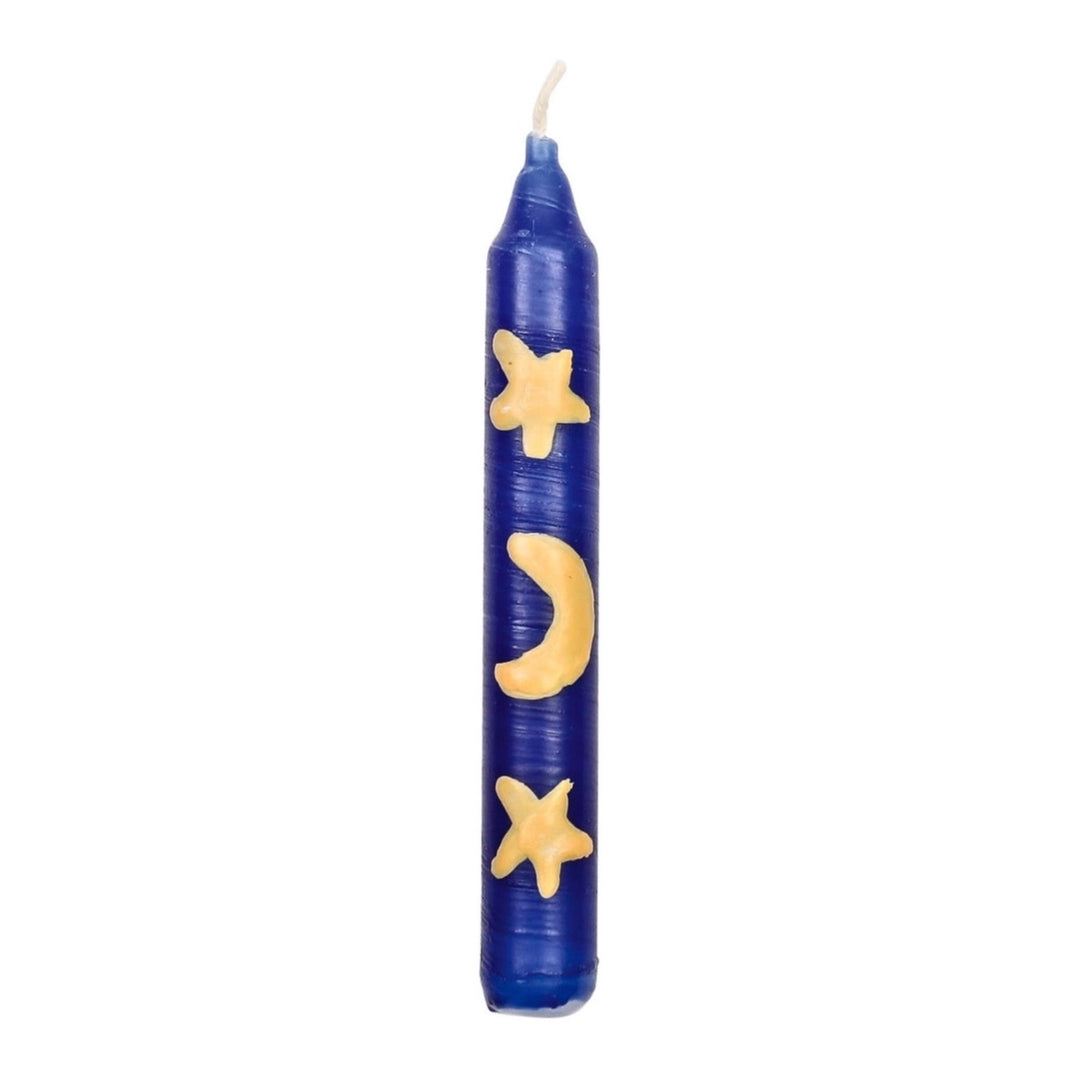 AHRENS CELEBRATION RING CANDLE, MOON &amp; STARS