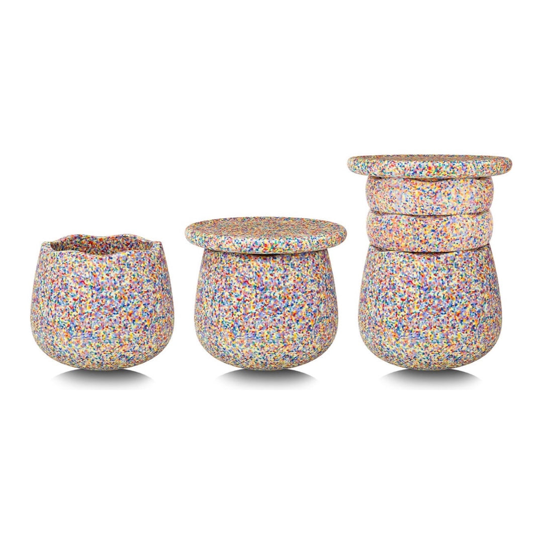 STAPELSTEIN DYNAMIC SETS - SUPER CONFETTI, BASE + STONE + STONE + BOARD (ALL SET)