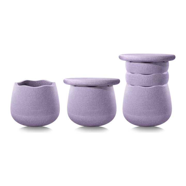 STAPELSTEIN DYNAMIC SETS - LIGHT VIOLET, BASE + STONE + STONE + BOARD
