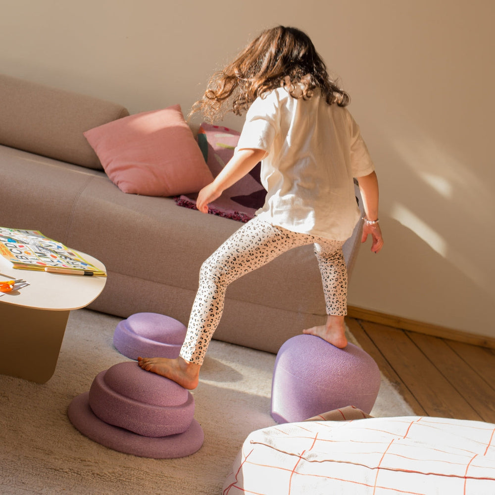 STAPELSTEIN DYNAMIC SETS - LIGHT VIOLET, BASE + STONE + STONE + BOARD