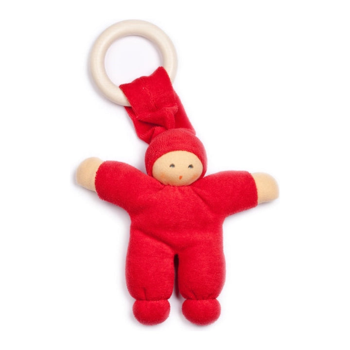 NANCHEN NATUR PIMPEL DOLL WITH RING, PINK