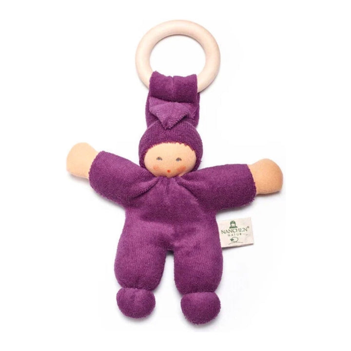 NANCHEN NATUR PIMPEL DOLL WITH RING, TURQUOISE