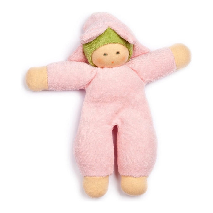 NANCHEN NATUR FLOWER FAIRY RATTLE, PINK