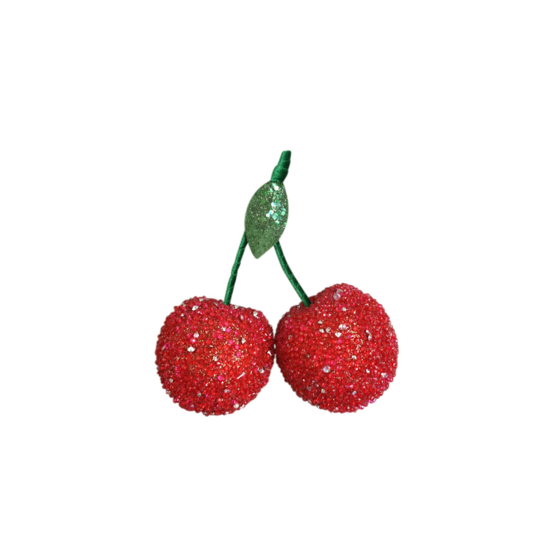 CHERRY HANGING DECORATION, RED/GREEN