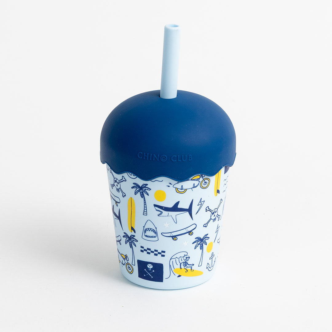 CHINO CLUB MINI SMOOTHIE CUP & STRAW, RAD TIMES