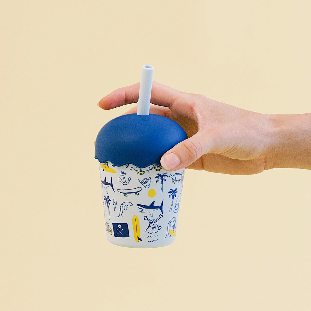 CHINO CLUB MINI SMOOTHIE CUP &amp; STRAW, RAD TIMES