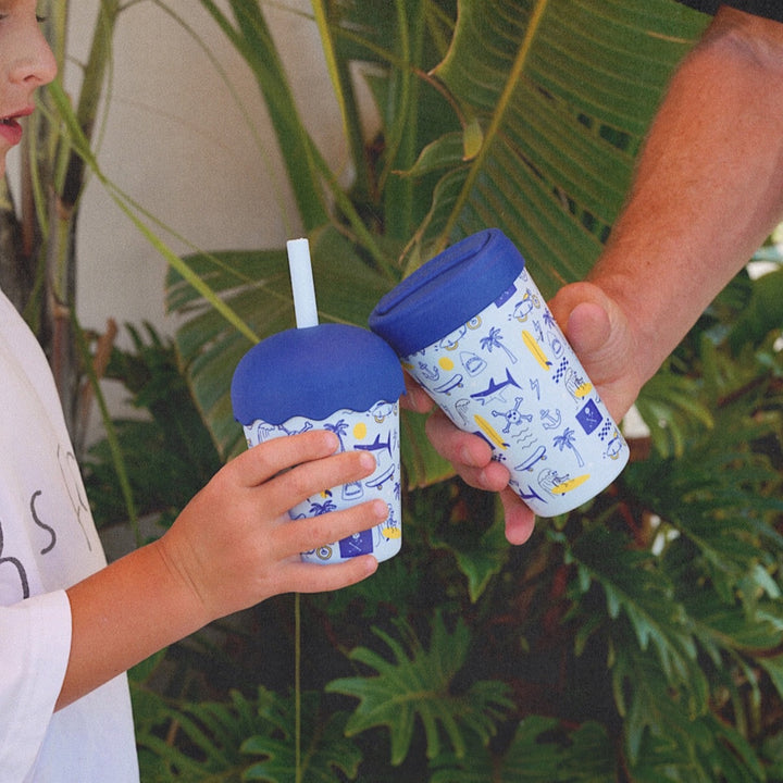 CHINO CLUB MINI SMOOTHIE CUP &amp; STRAW, RAD TIMES