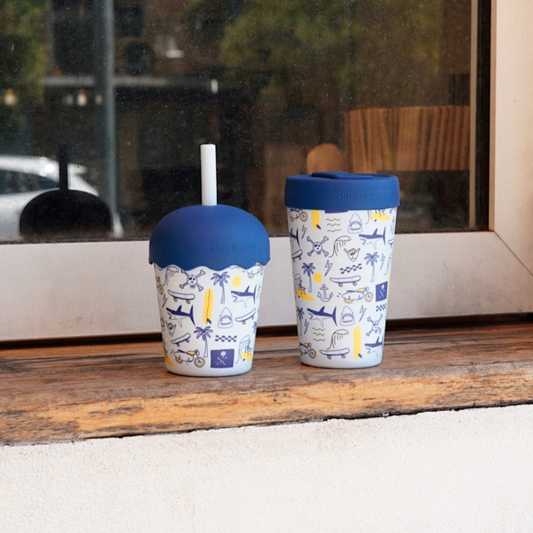 CHINO CLUB MINI SMOOTHIE CUP &amp; STRAW, RAD TIMES