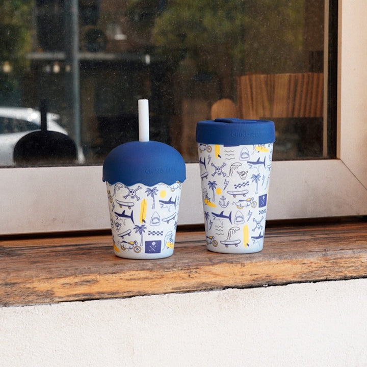 CHINO CLUB MINI SMOOTHIE CUP &amp; STRAW, RAD TIMES