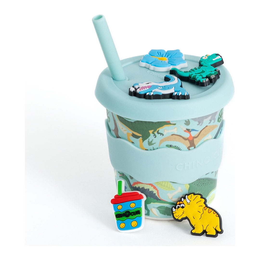 CHINO CLUB KIDS CHARM KEEP CUP, DINO / 8OZ