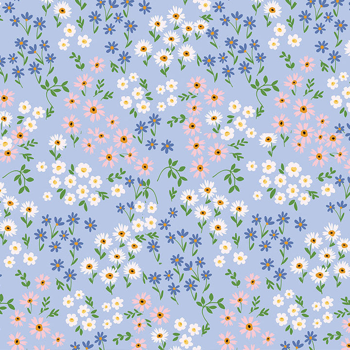 CHINO CLUB KIDS KEEP CUP, BLUE FLORAL / 8OZ