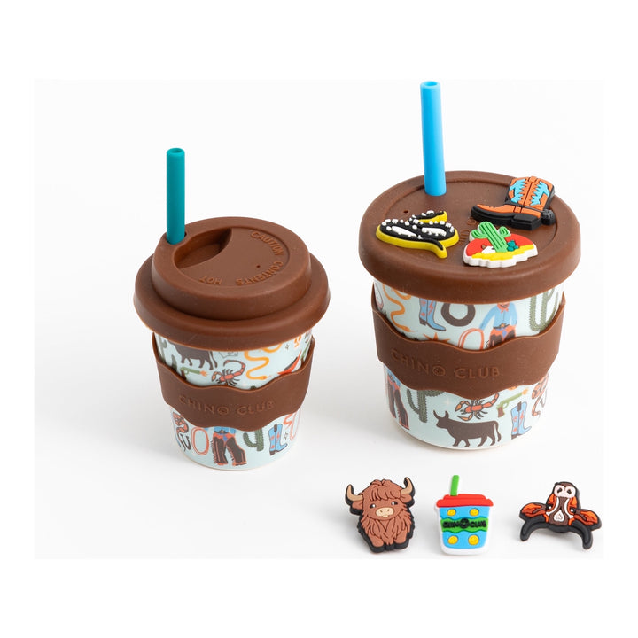 CHINO CLUB KIDS CHARM KEEP CUP, COWBOY / 8OZ
