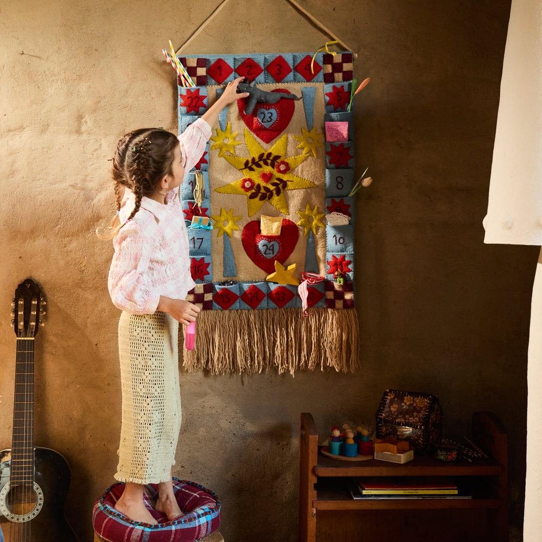 SAGE &amp; CLARE FLORENCE FELT ADVENT CALENDAR
