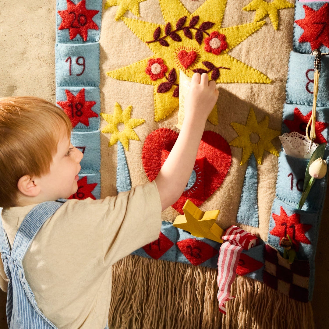 SAGE &amp; CLARE FLORENCE FELT ADVENT CALENDAR