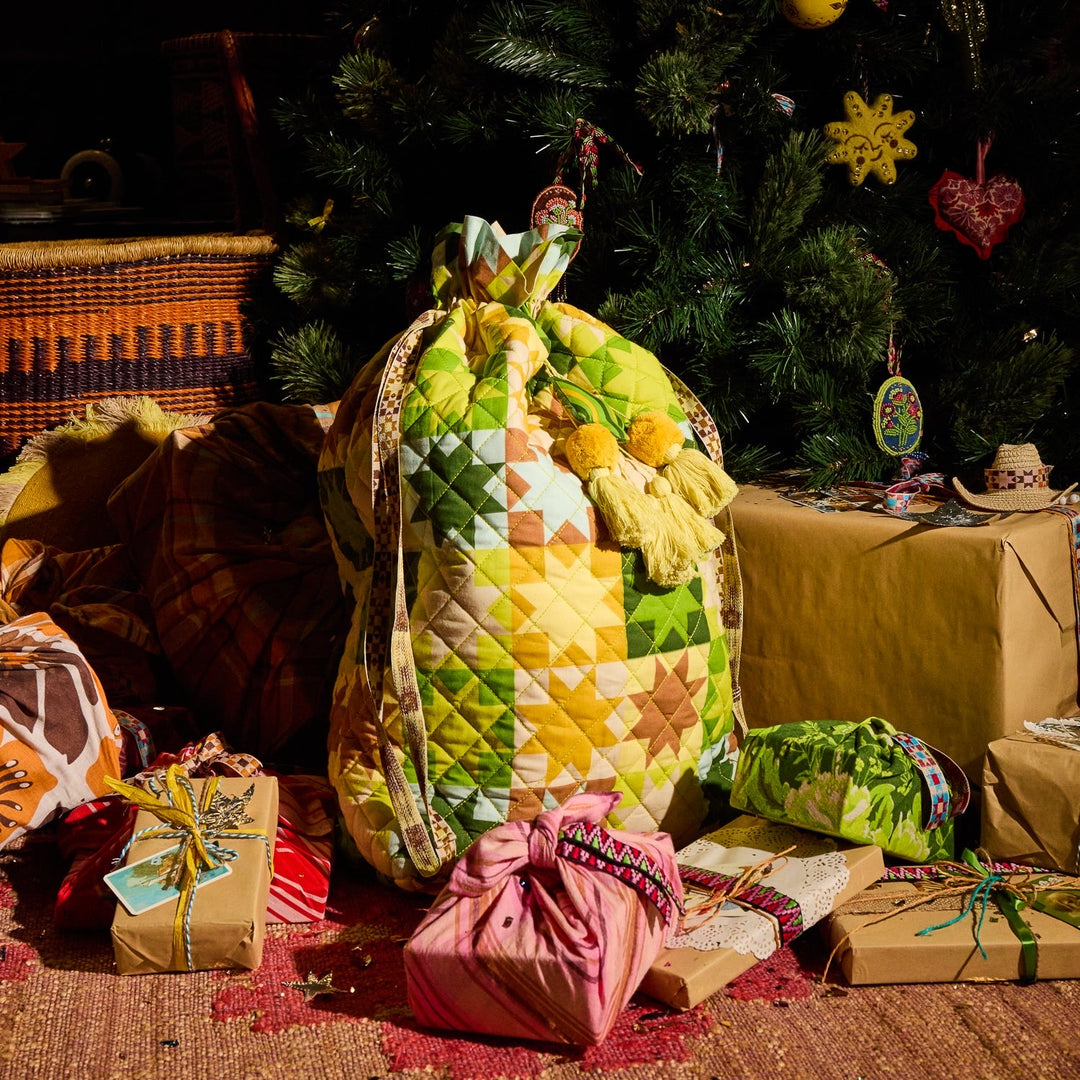 SAGE &amp; CLARE MATILDA SANTA SACK, OCHRE