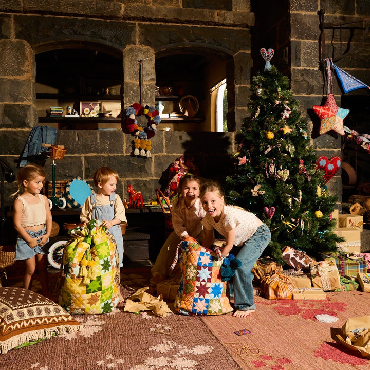 SAGE &amp; CLARE MATILDA SANTA SACK, OCHRE