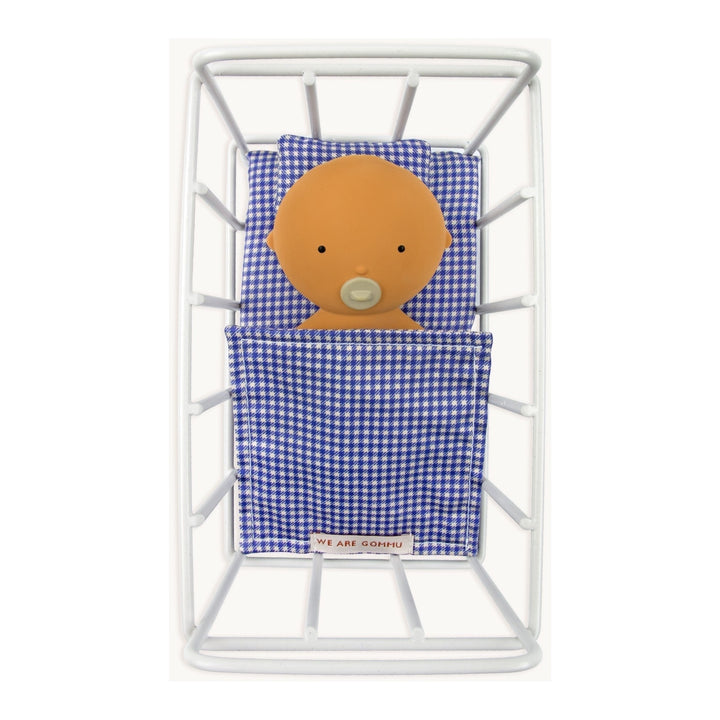 GOMMU POCKET VICHY CRIB, BLUE