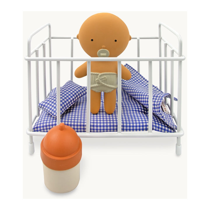 GOMMU POCKET VICHY CRIB, BLUE