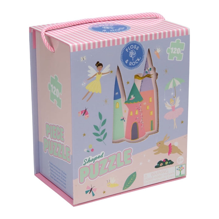 Floss &amp; Rock 120 Pc Shaped Jigsaw Puzzle, Enchanted