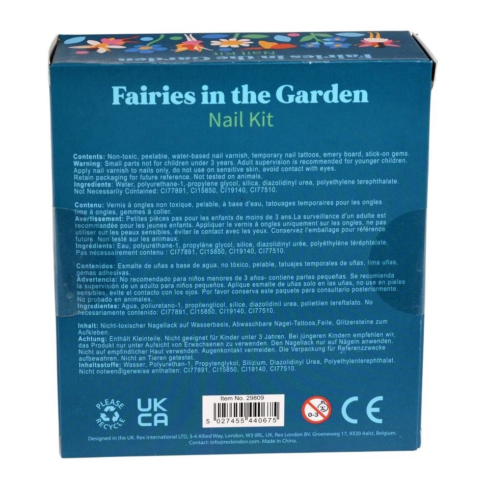 Rex London Child Nail Kit, Fairies In The Garden