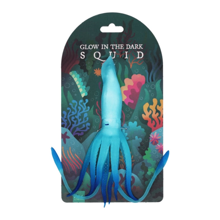 Rex London Glow In The Dark Squishy Toy, Squid