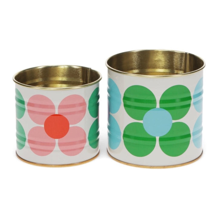 Rex London Mini Storage Tins (Set Of 2), Daisy