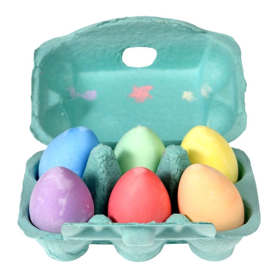 Rex London Six Coloured Chalk Eggs