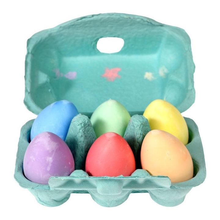 Rex London Six Coloured Chalk Eggs
