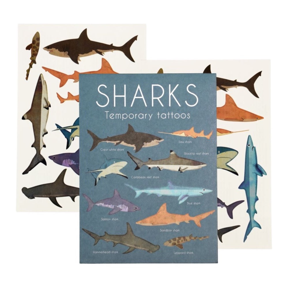 Rex London Temporary Tattoos, Shark