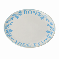 MARAIS CERAMIC ROUND PLATTER