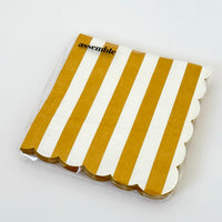 CARNIVAL NAPKINS 20PC: MUSTARD