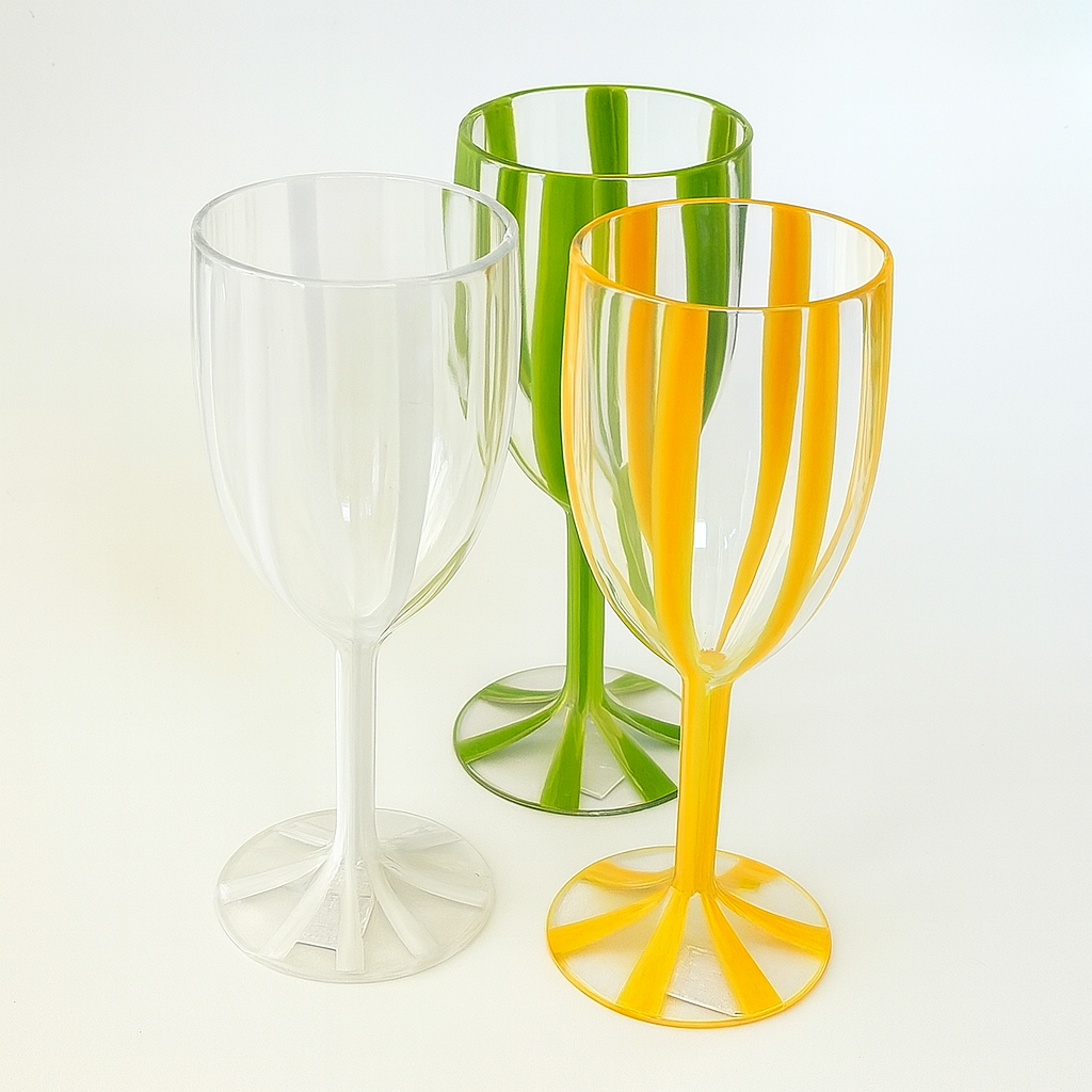 CABANA ACRYLIC WINE GLASS: MINT