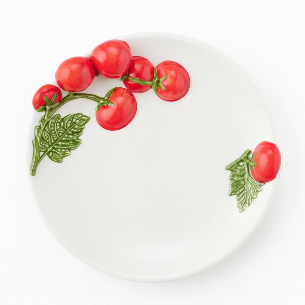 POMODORO CERAMIC PLATE: LARGE