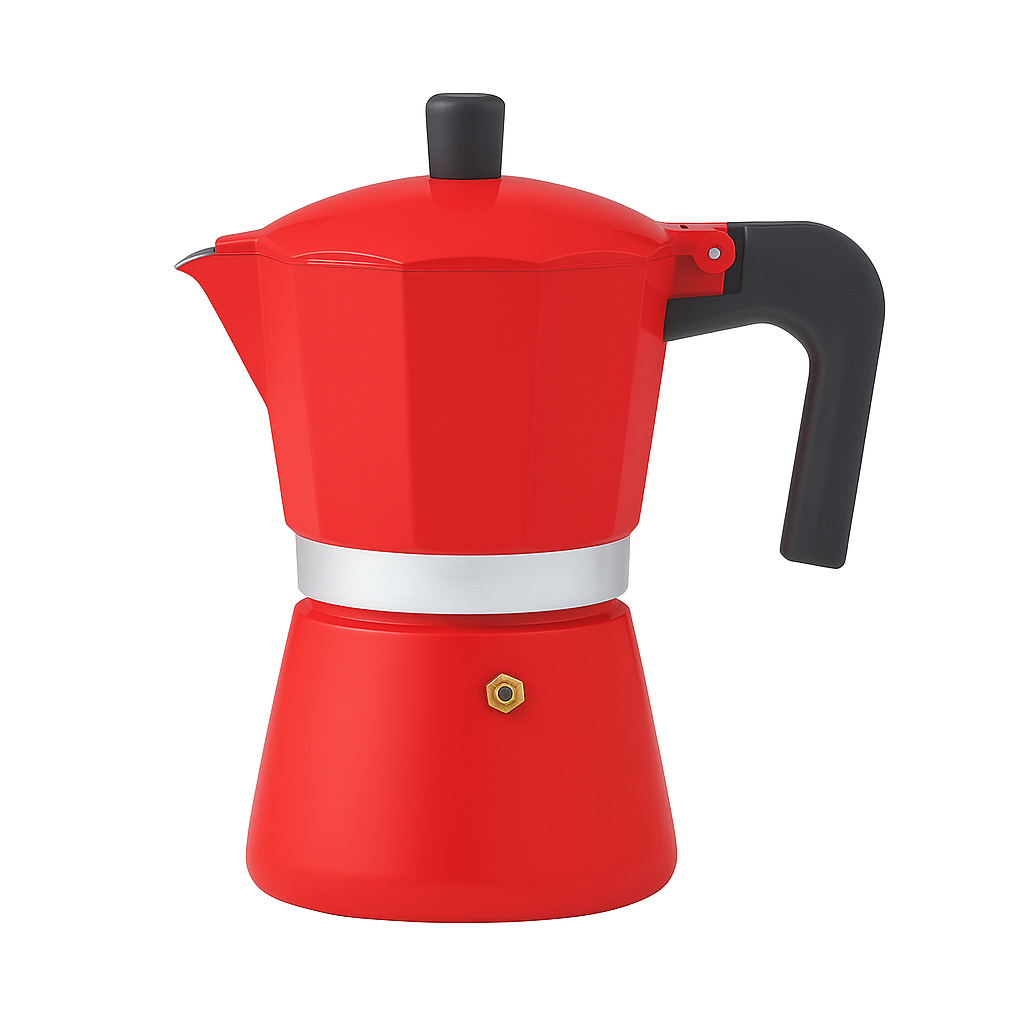 NERO STOVETOP ESPRESSO MAKER: TOMATO