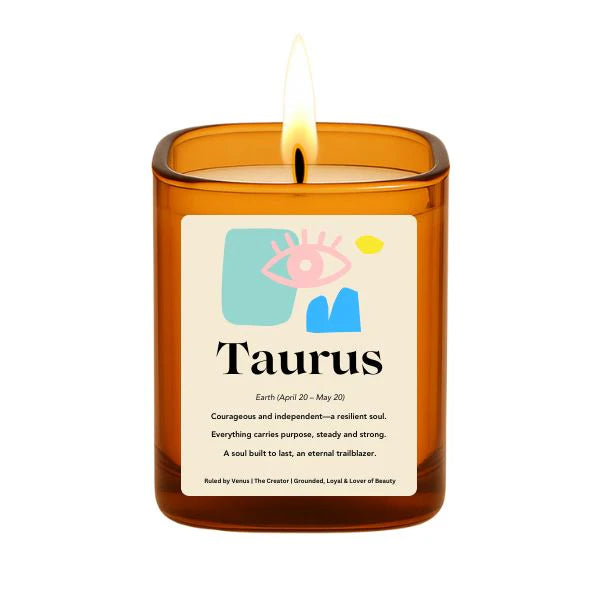 DAMSELFLY LUXE ZODIAC CANDLE: TAURUS