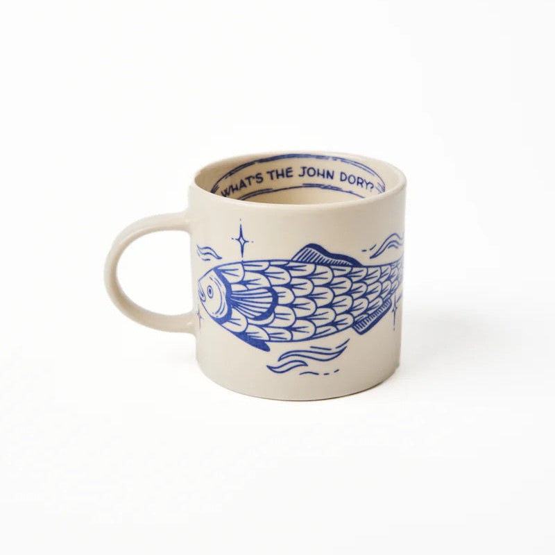 J & CO INKED MUG: JOHN DORY