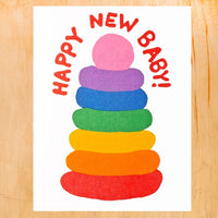 ALPHABET STUDIOS HAPPY NEW BABY CARD