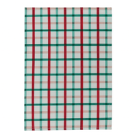 CHRISTMAS CHECK COTTON TEA TOWEL