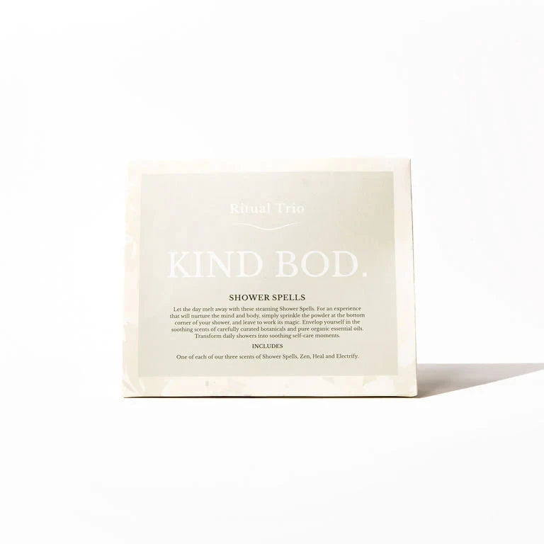 KIND BOD SHOWER SPELLS RITUAL TRIO