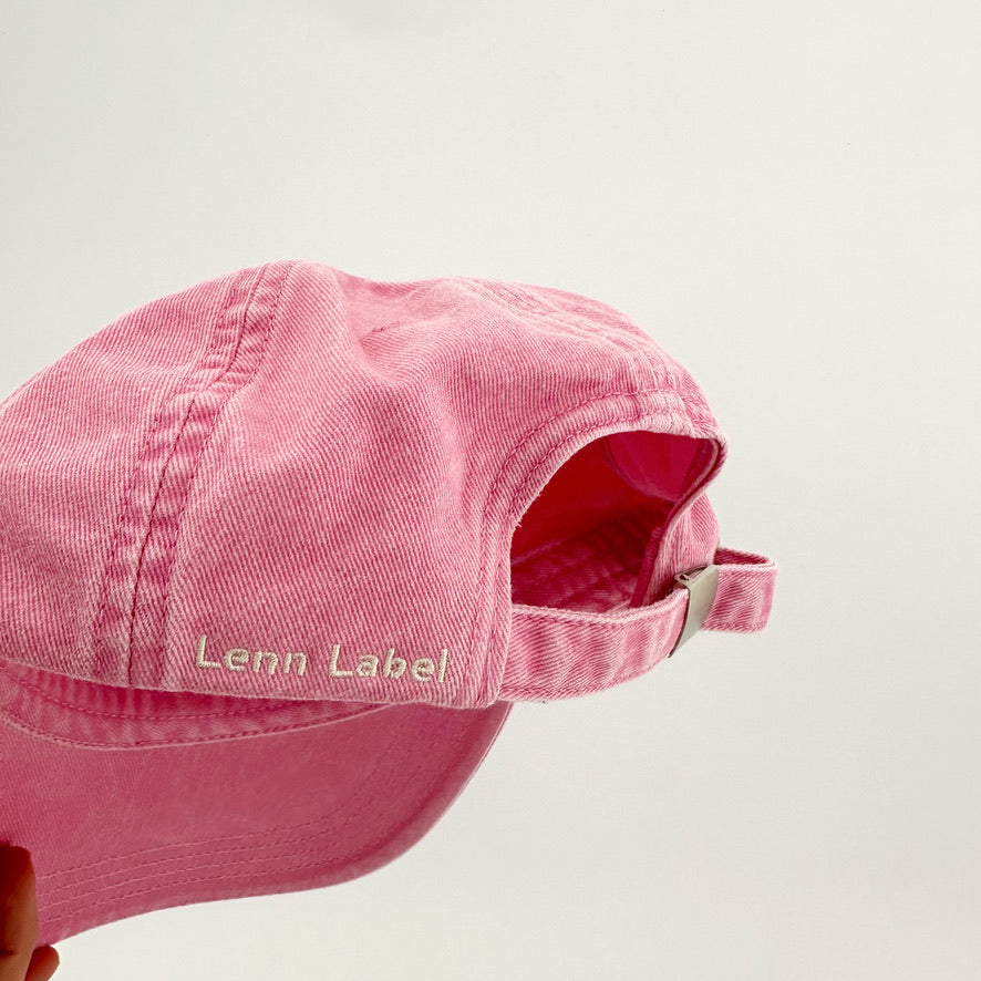 LENN LABEL MOTHER CAP: BLUSH