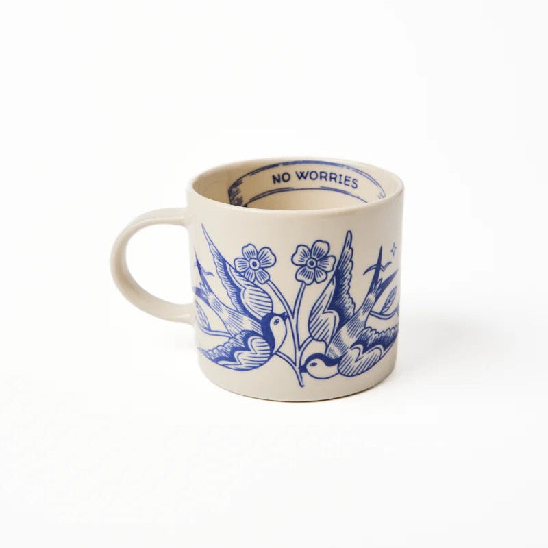 J & CO INKED MUG: NO WORRIES