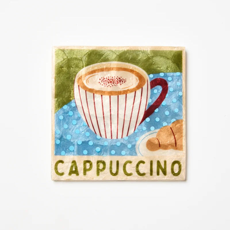 J & CO BARISTA WALL ART: CAPPUCCINO
