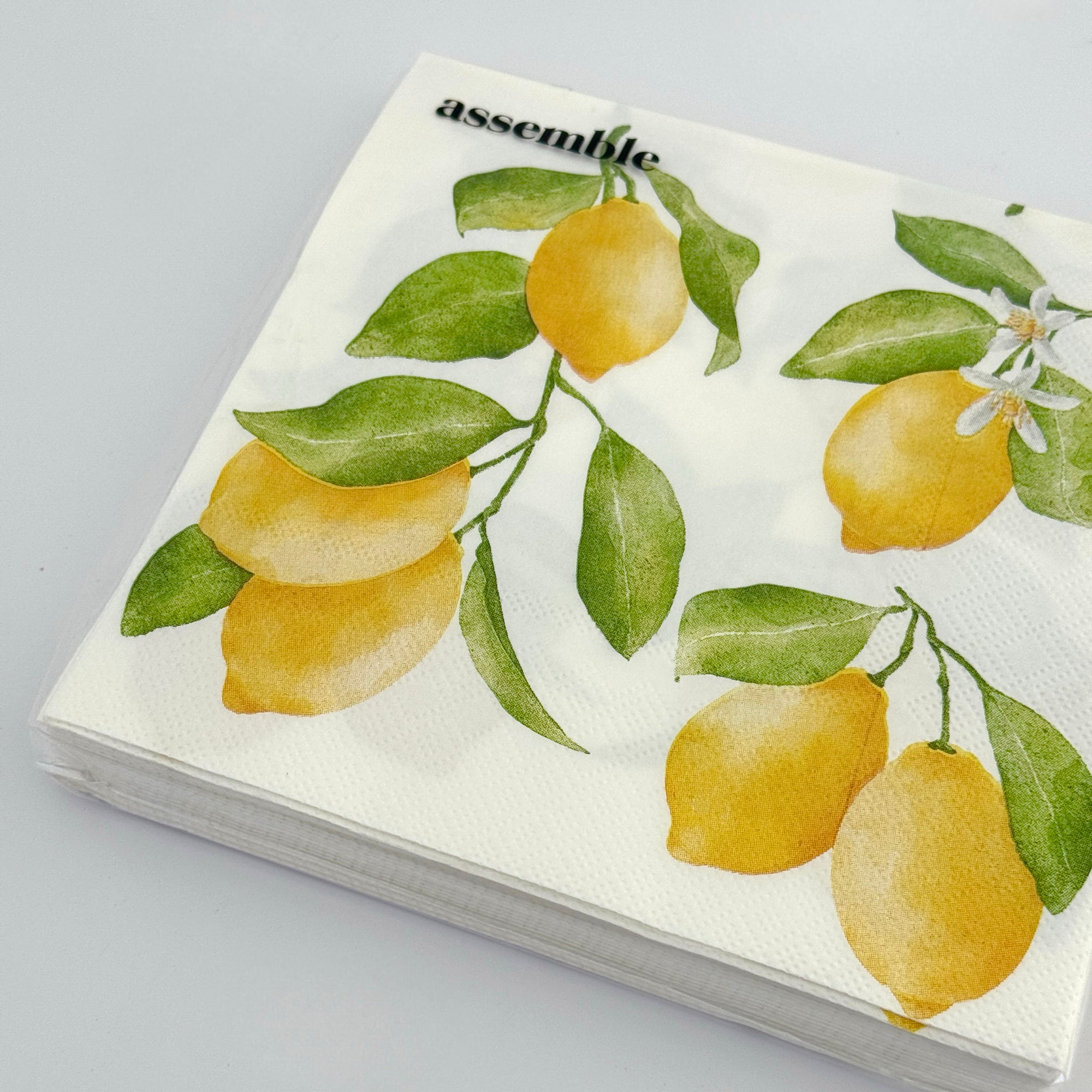 LEMON BRANCH NAPKINS 20PC