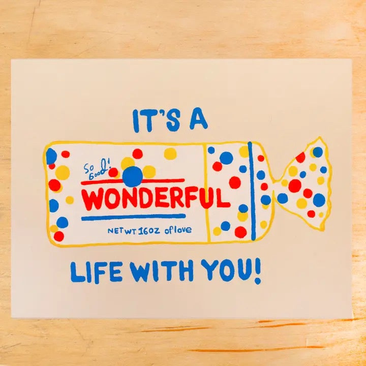 ALPHABET STUDIOS IT'S A WONDERFUL LIFE CARD