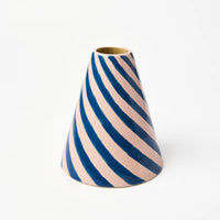 J & CO JESTER VASE: BLUEBERRY SWIRL